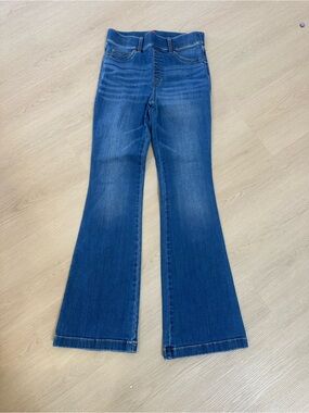 Spanx Women’s Blue Flare Jeans  Medium